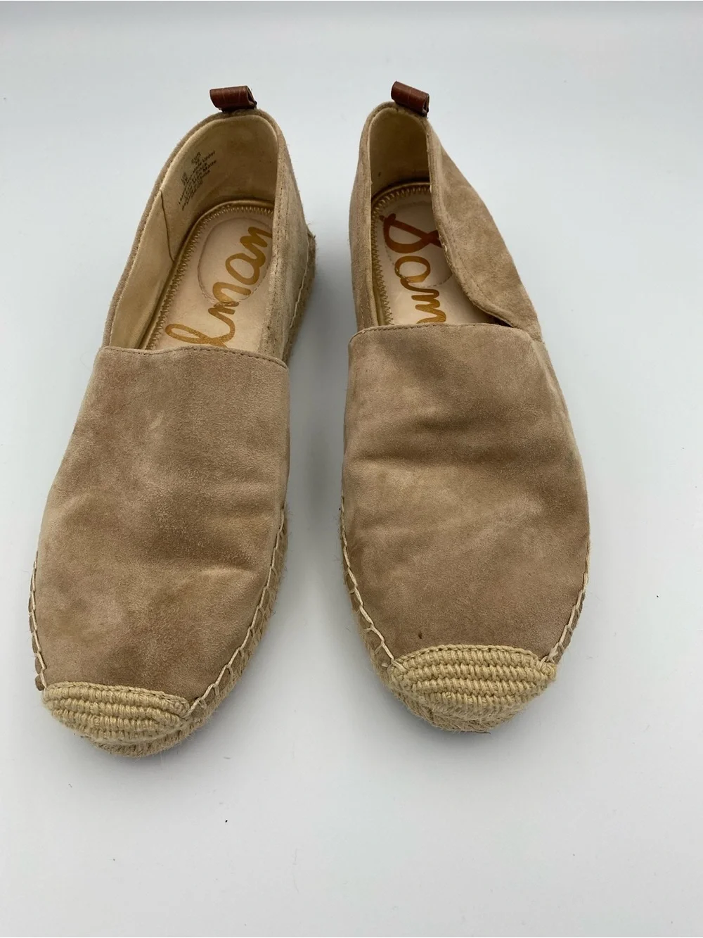 Sam Edelman Tan Suede Espadrille Slip-Ons